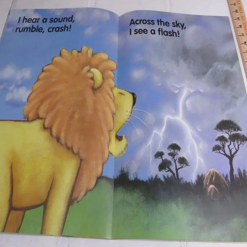 My Five Seasons A Lion’s Tale BIG BOOK (almost 2 feet tall) with teacher pages